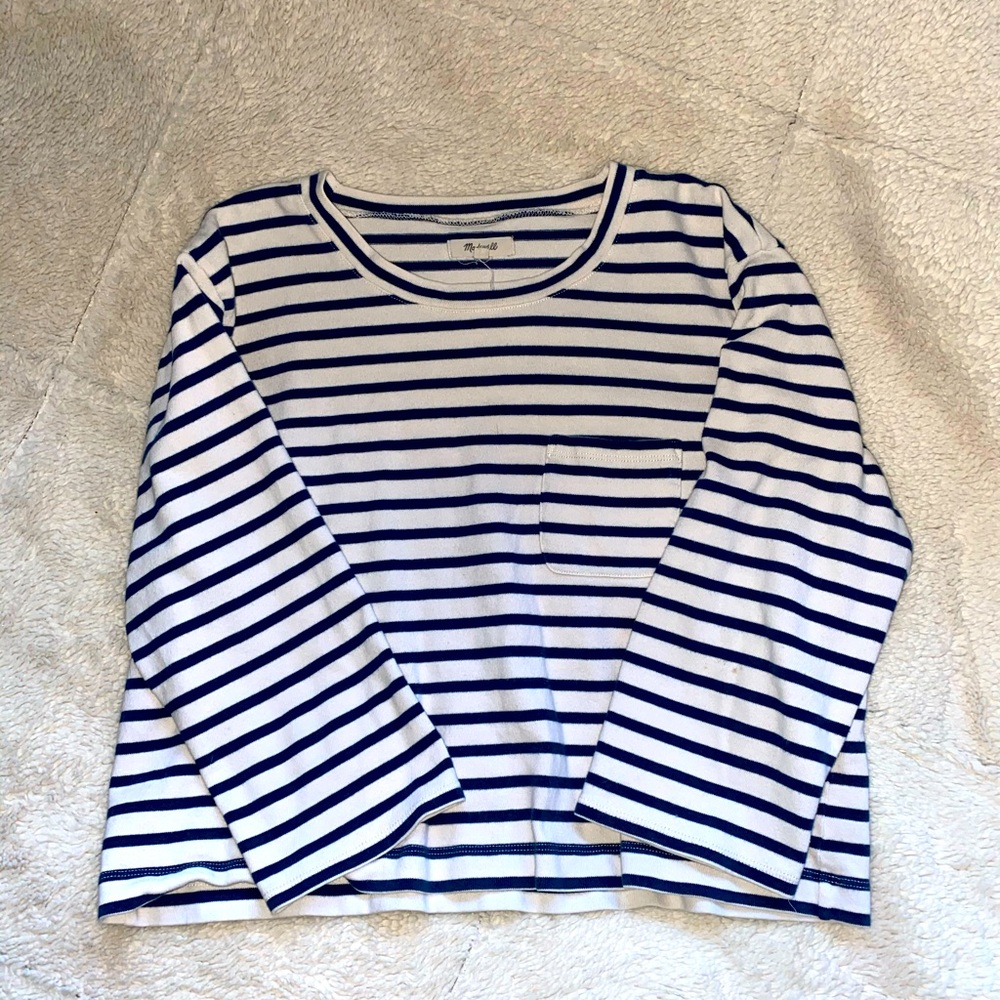 MADEWELL LONG SLEEVE CROP